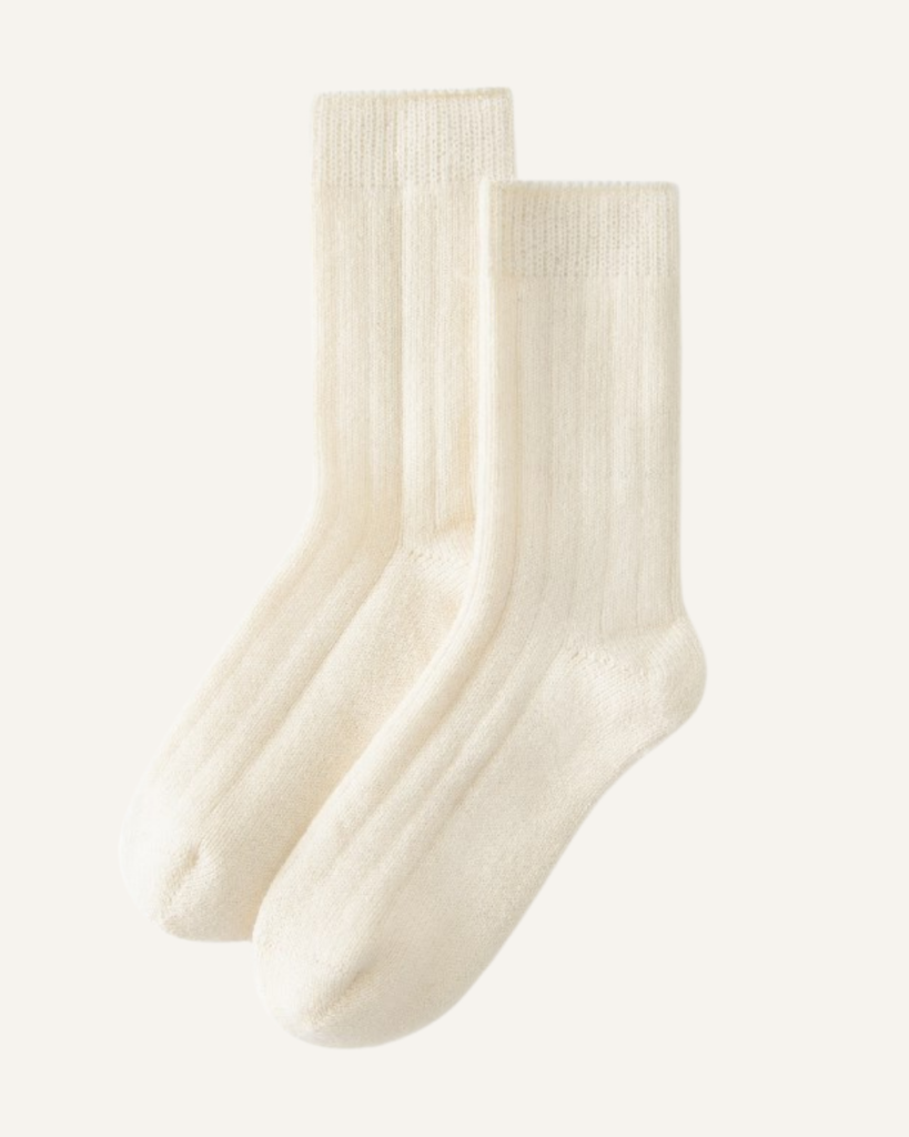 AVREN Pure Cashmere Crew Socks
