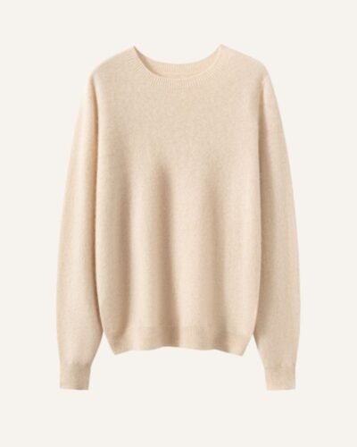 AVREN Women’s 100% Cashmere Classic Crewneck Sweater