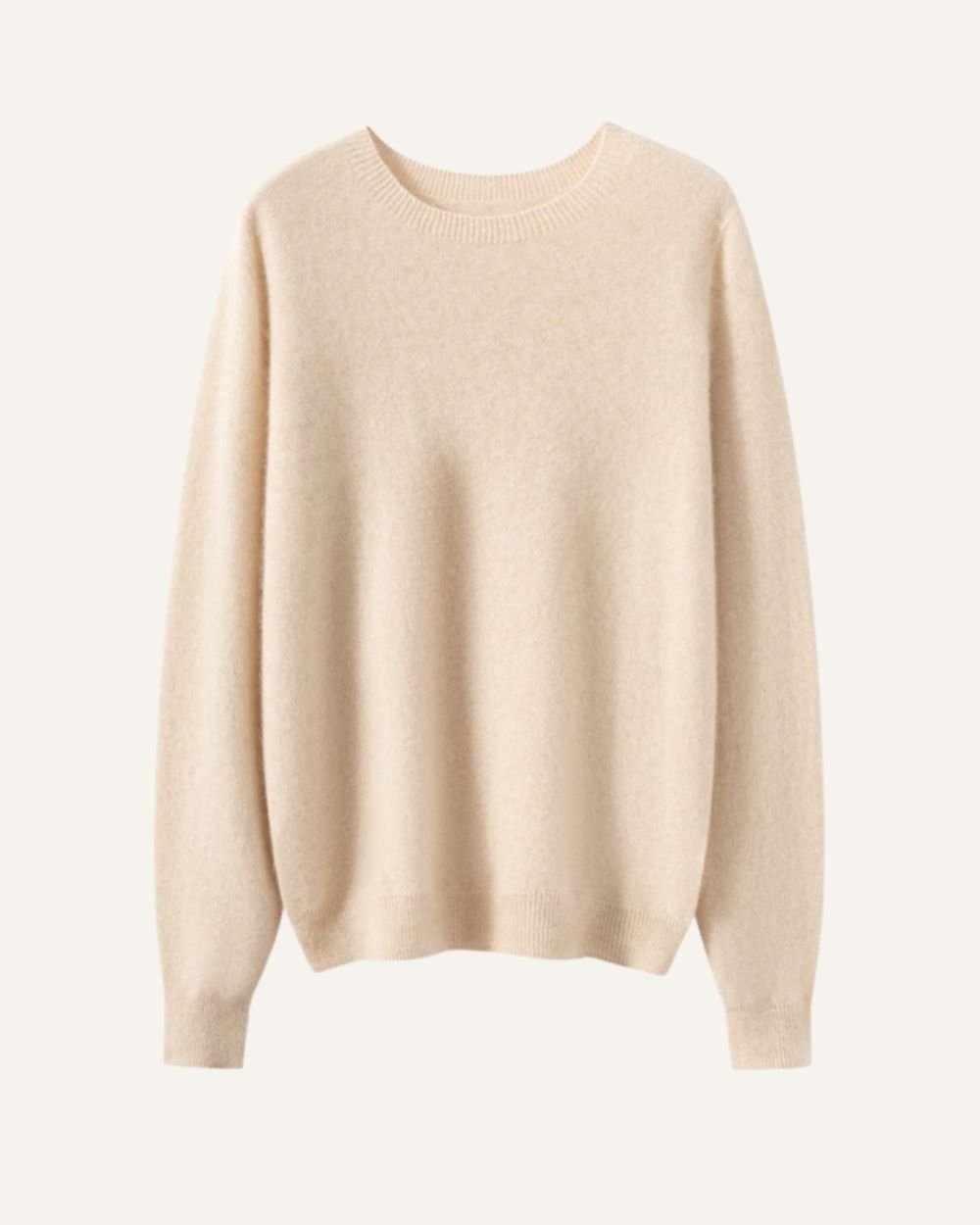 AVREN Women’s 100% Cashmere Classic Crewneck Sweater
