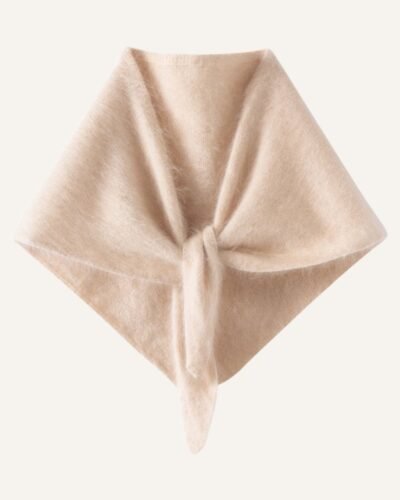 Brushed Cashmere Triangle Scarf